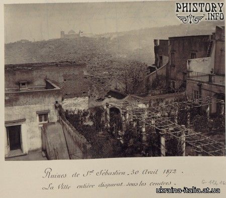 Сан-Себастьяно 30 апреля 1872 года, Везувий
