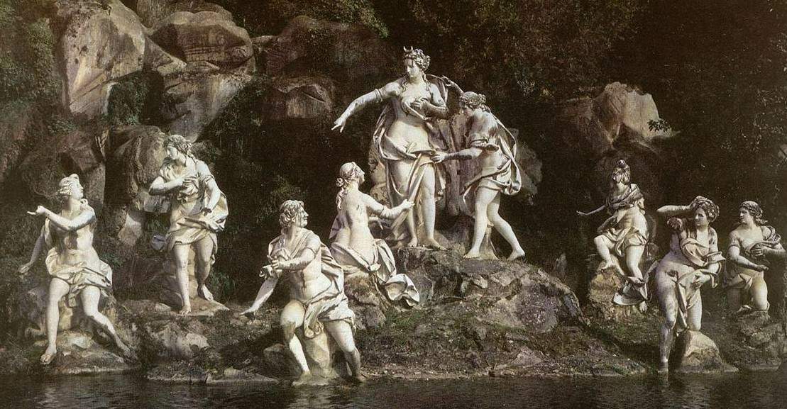 Артемида и Актеон фонтан, Казерта,Италия